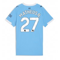 Manchester City Matheus Nunes #27 Hjemmedrakt Dame 2025-26 Kortermet